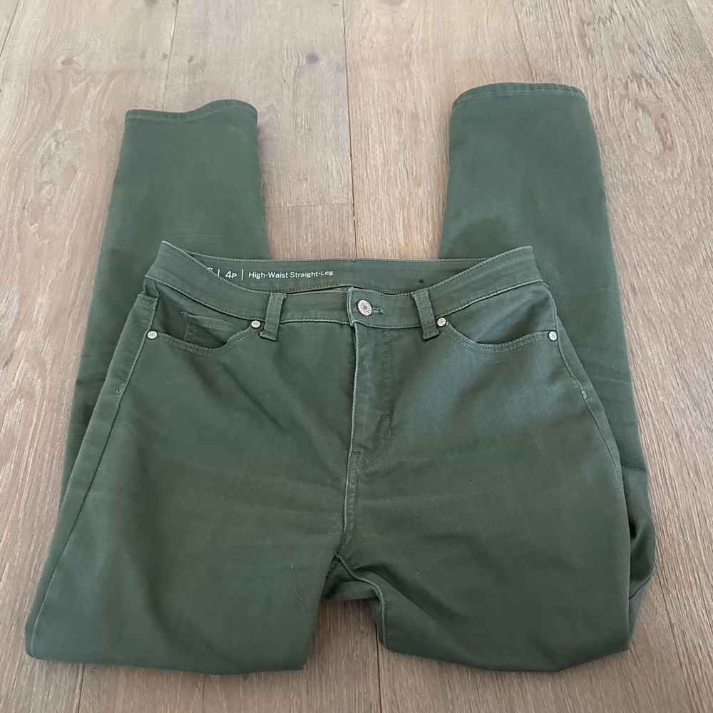 Talbots high waist straight leg jean